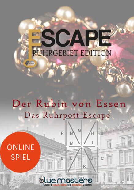 Ruhrpott Escape Room Online - Rubin von Essen | Cluemasters Spiele